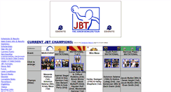 Desktop Screenshot of juniorbowlerstour.com