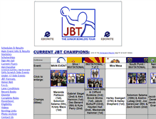 Tablet Screenshot of juniorbowlerstour.com